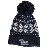 Adult Snowflake Bobble Hat