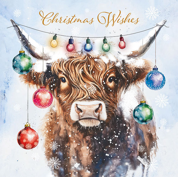 Christmas cards Highland cow