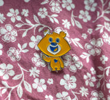 Theo Blue Heart Badge